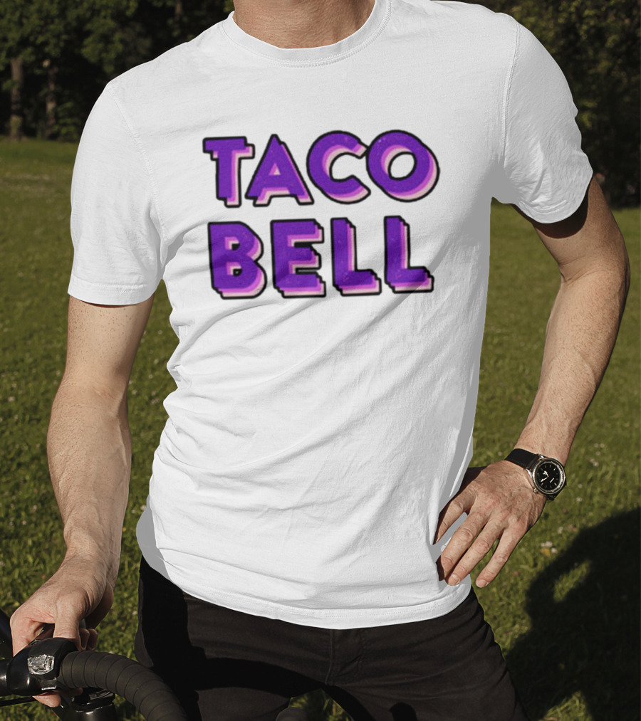 Taco Bell Distress Text T-Shirt