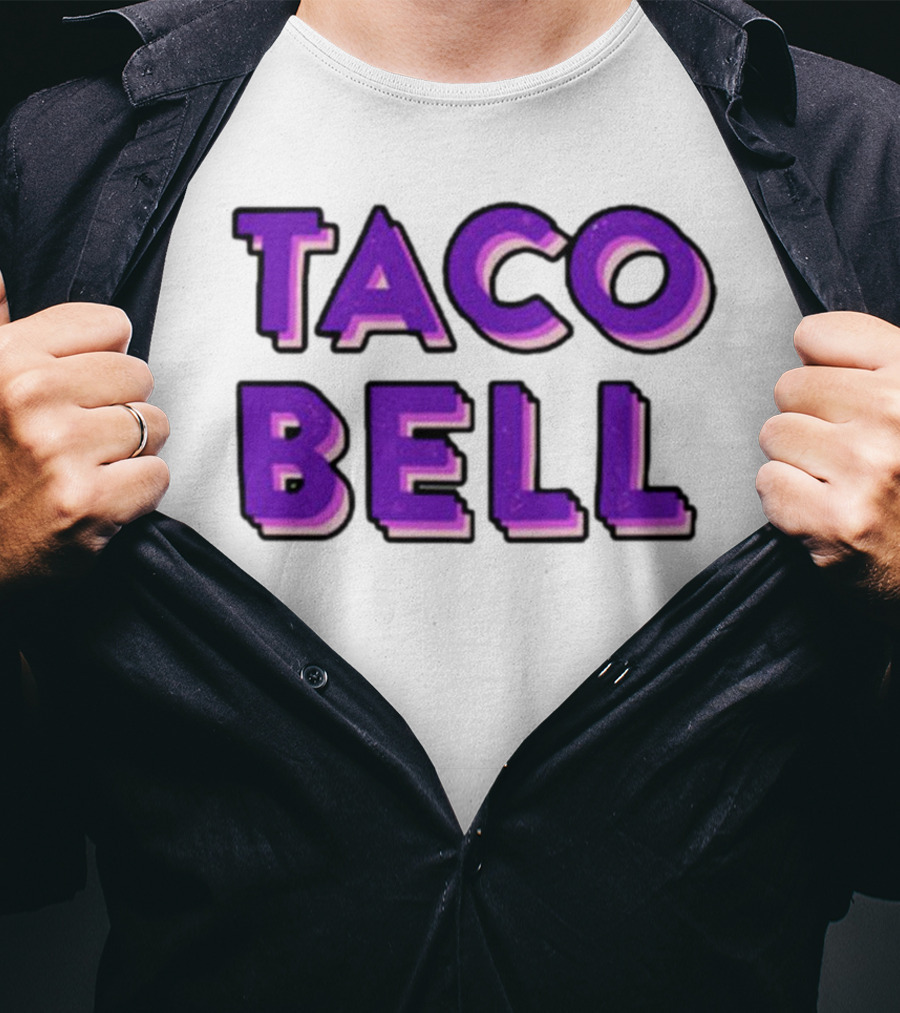 Taco Bell Distress Text T-Shirt