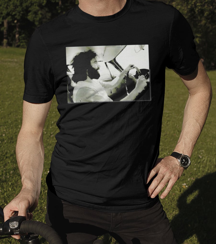 Jerry Garcia Driving Car Grand Prix Racecourse Watkins Glen T-Shirt