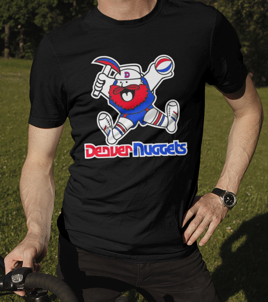 Denver Nuggets Classics Miner Mascot Throwback T-Shirt