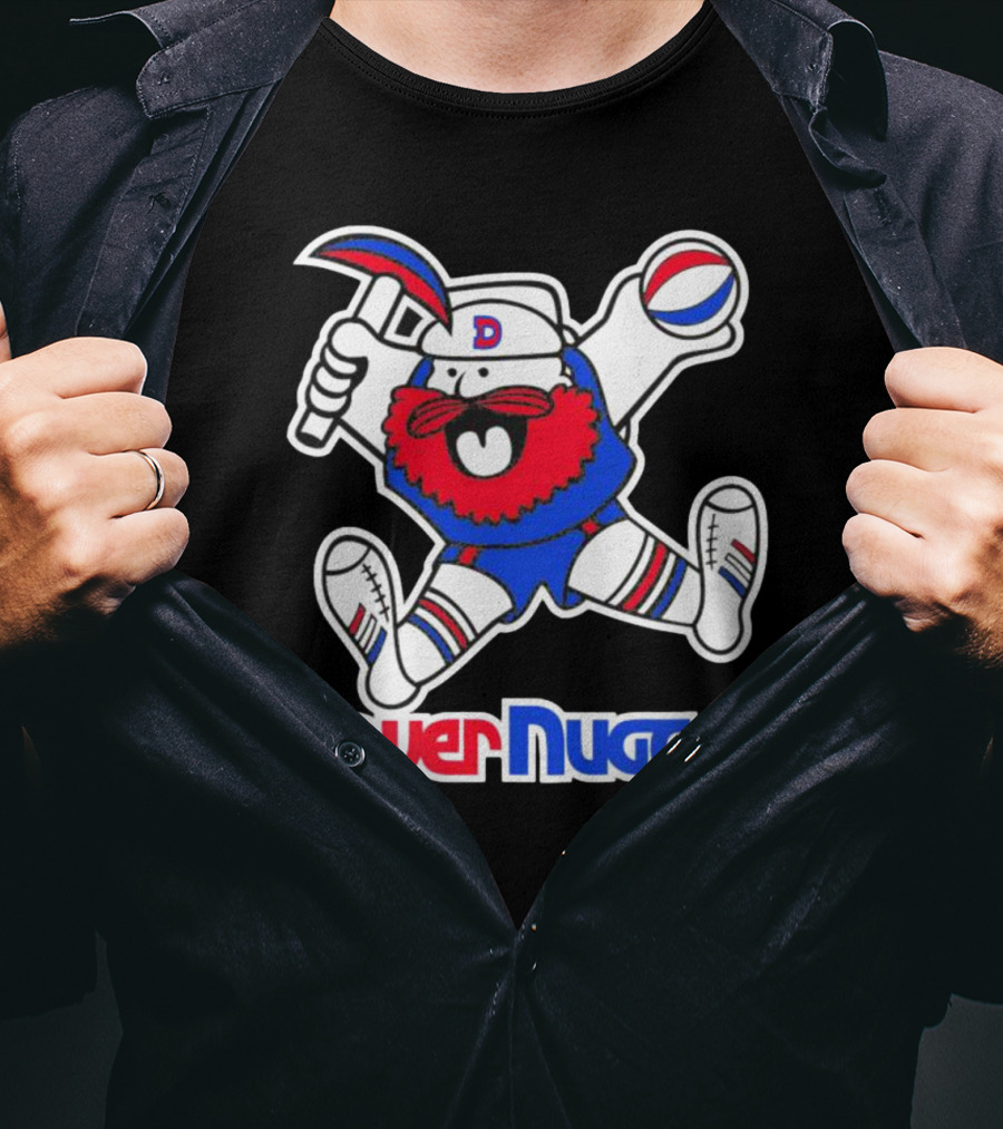 Denver Nuggets Classics Miner Mascot Throwback T-Shirt