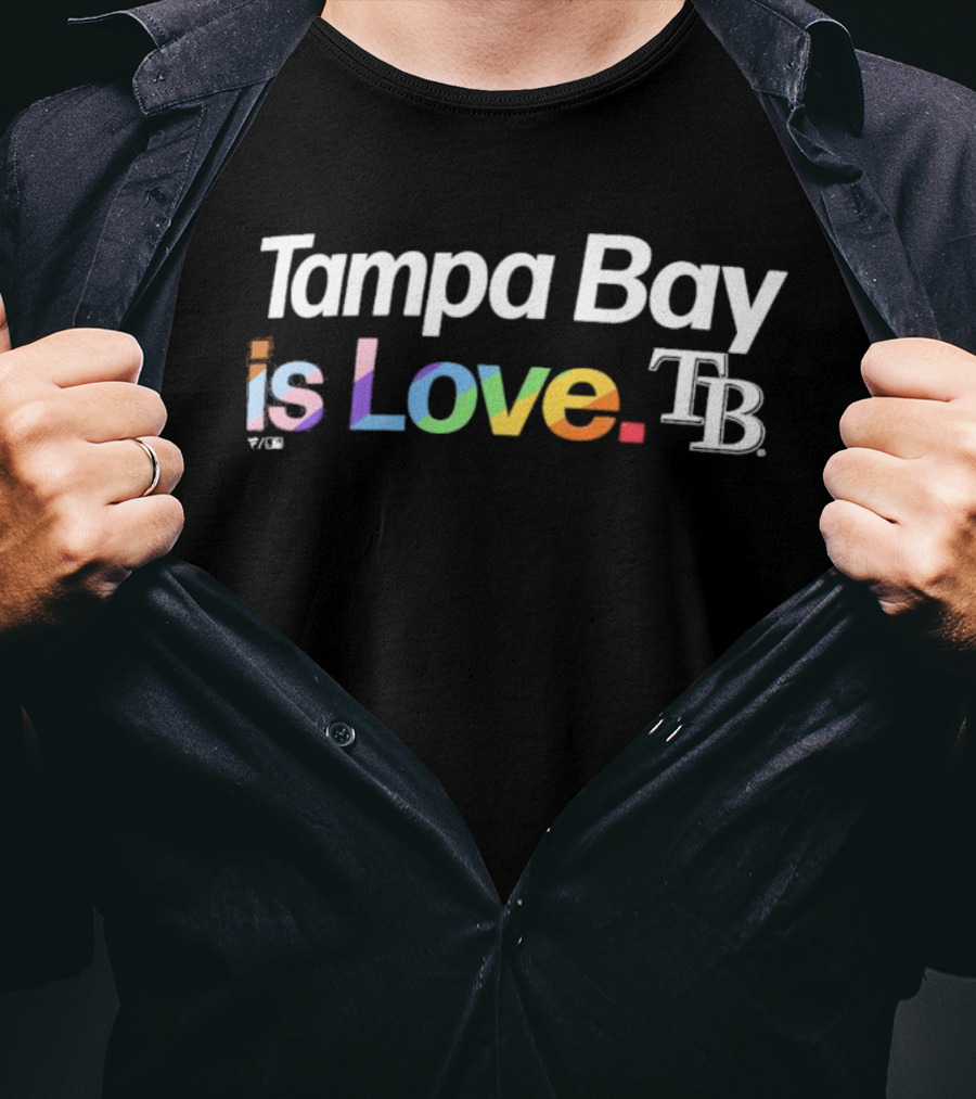 Tampa Bay Is Love TB City Pride T-Shirt