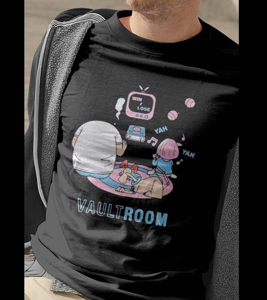 Vault Room Gaming Fun With Win Lose Challenge T-Shirt
