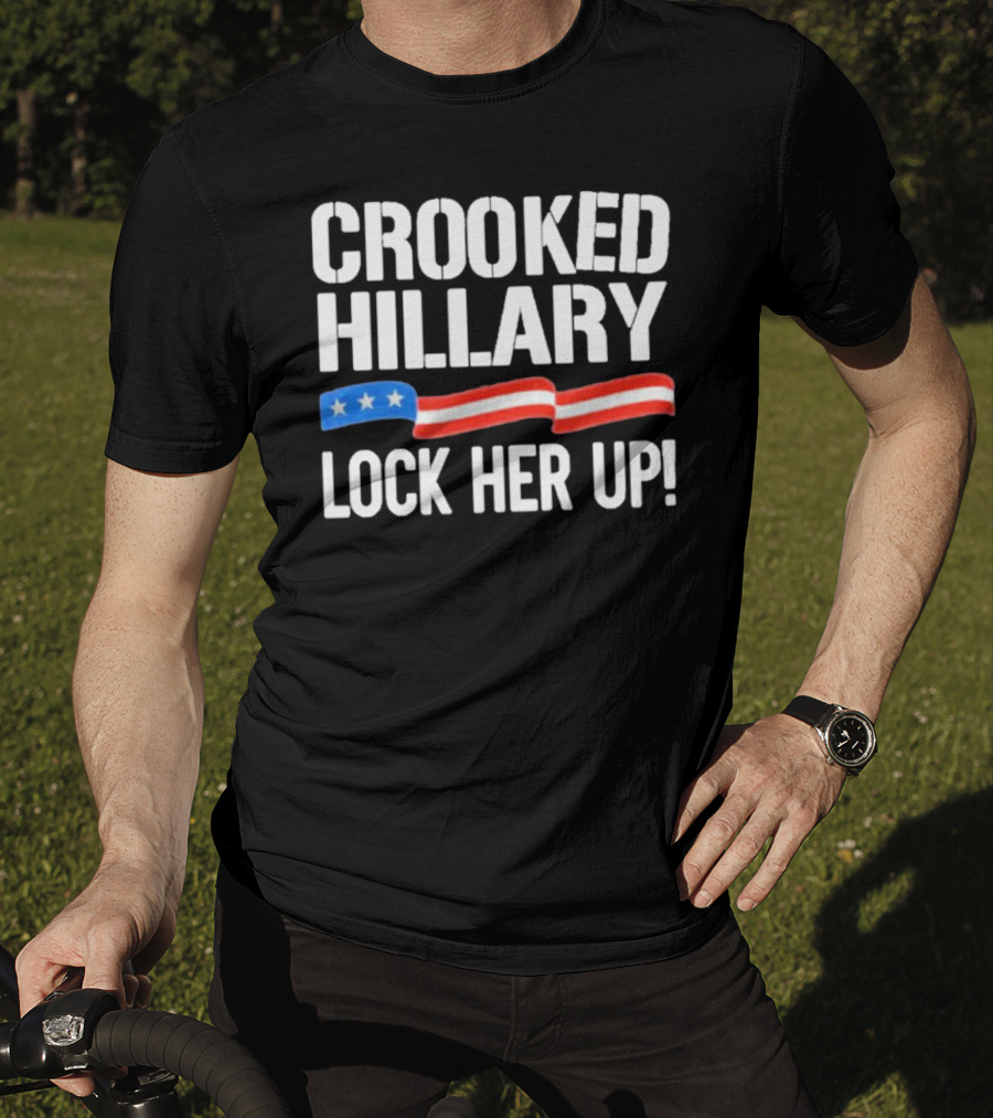 Crooked Hillary Lock Her Up T-Shirt
