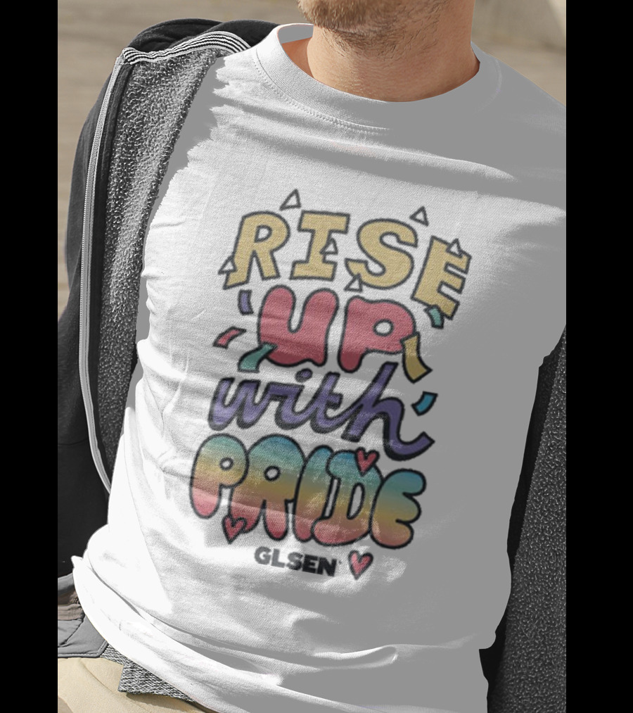 Rising Colors Of Pride By GLSEN T-Shirt