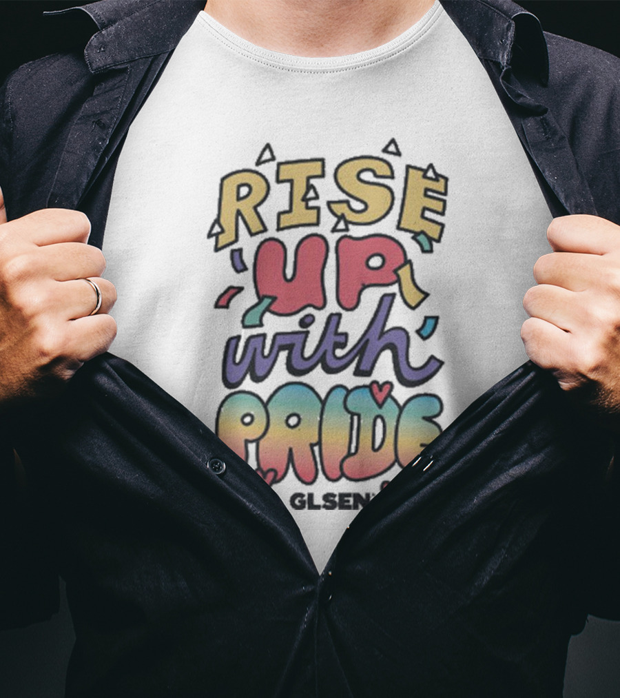 Rising Colors Of Pride By GLSEN T-Shirt