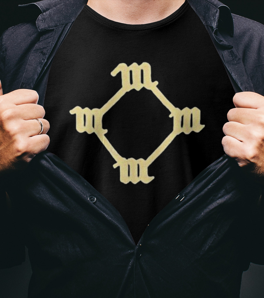 So Help Me God Kanye West Logo Quadrangle T-Shirt