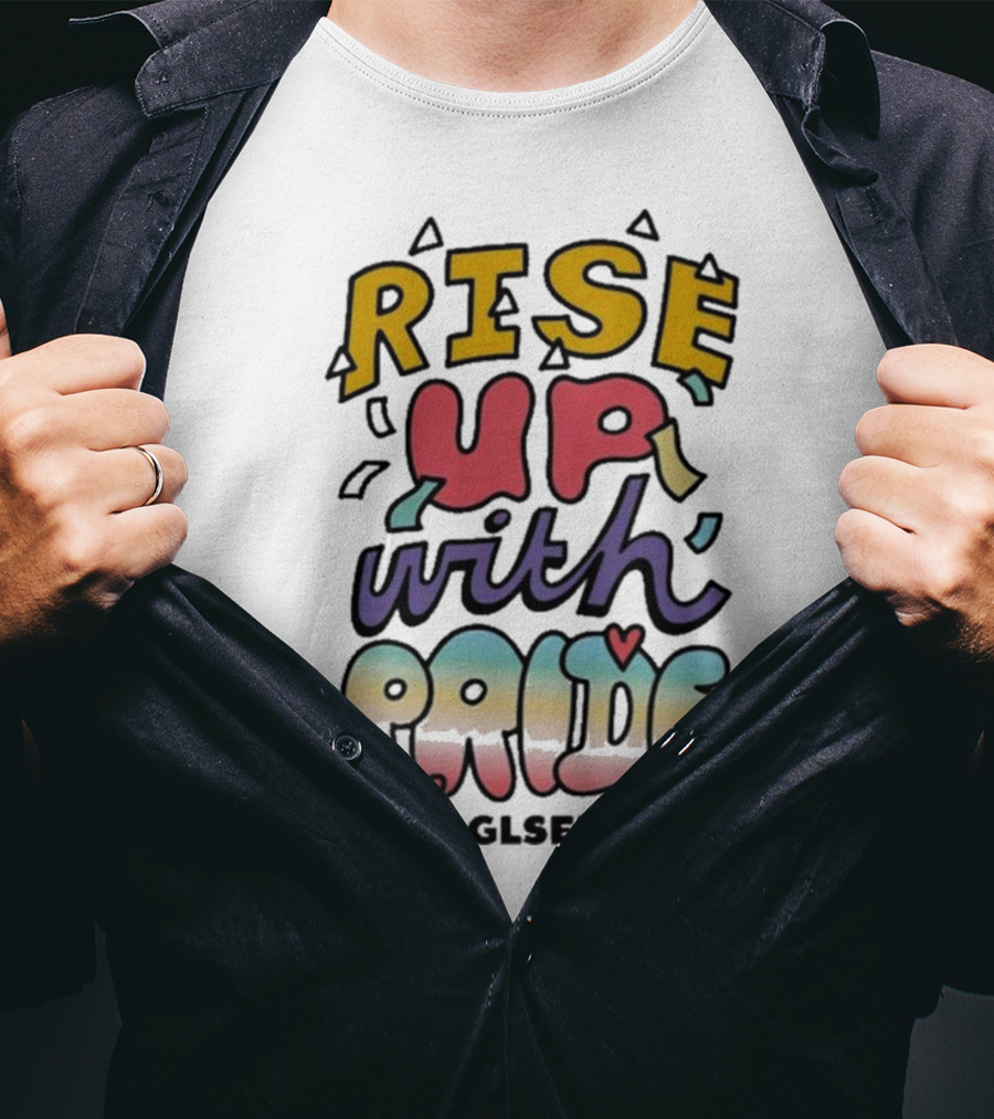 Glsen Rise Up With Pride Wilson Cruz T-Shirt
