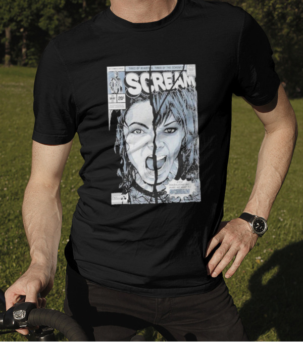 Mj History Scream Tired Of Injustice Tired Of The Schemes Comic May 20 Scream T-Shirt