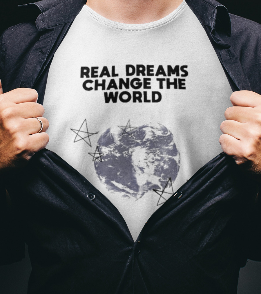 RDCWorld Planet Limited Real Dreams Change The World T-Shirt