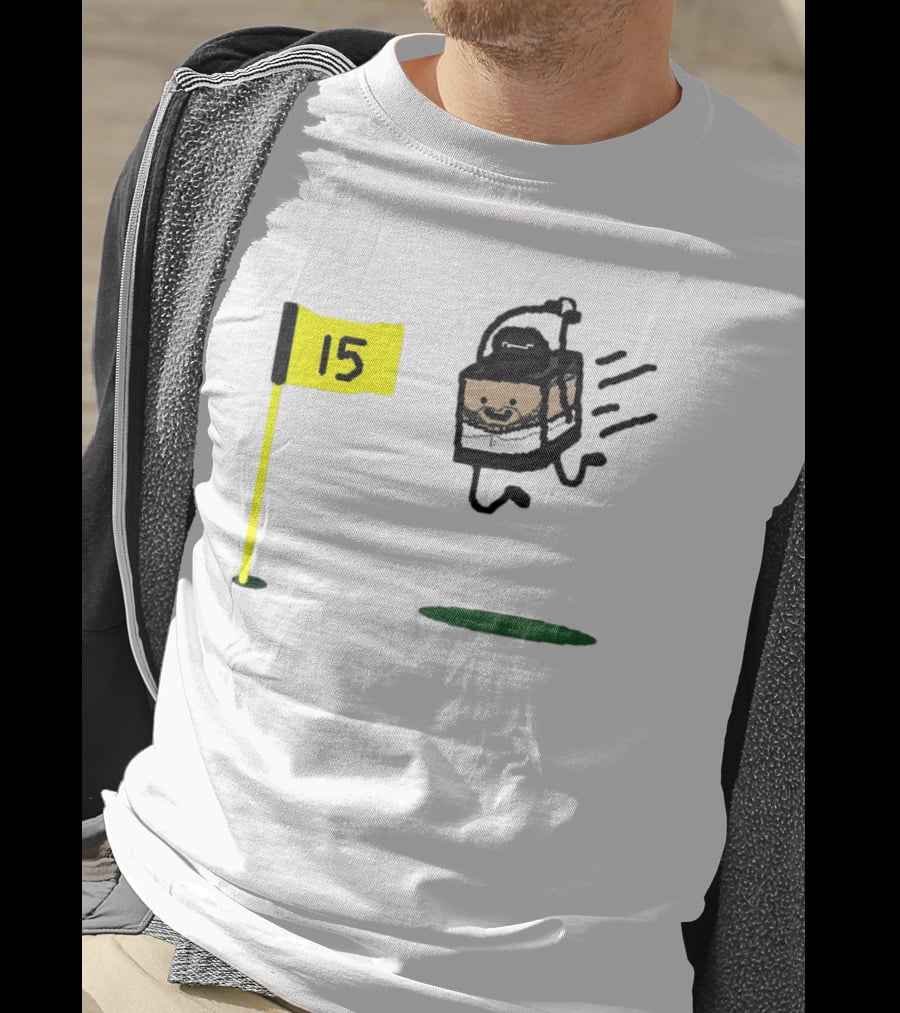Michael Block Animated Golf Celebration Flag 15 T-Shirt