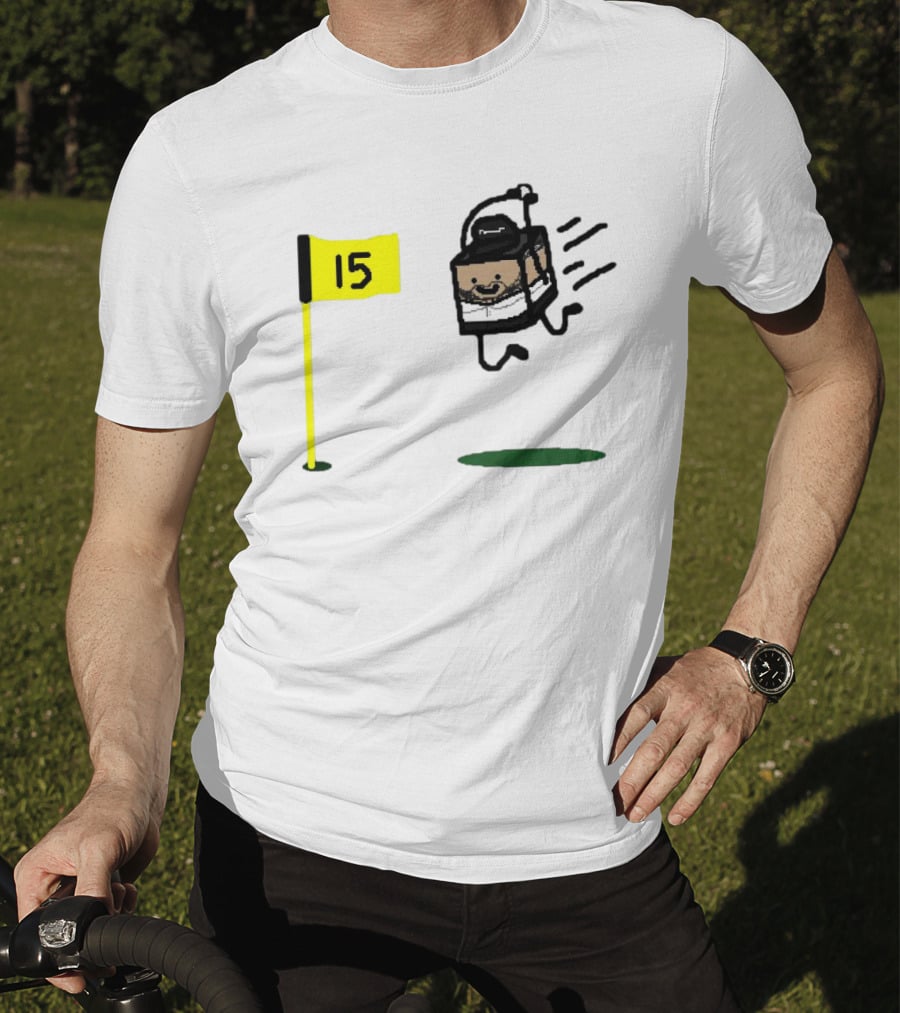 Michael Block Animated Golf Celebration Flag 15 T-Shirt