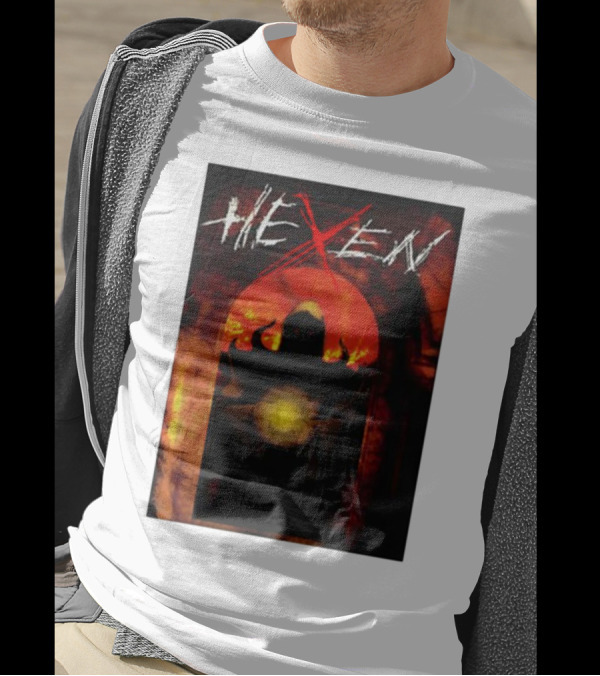 Phil Spencer Wearing Hexen Game Cover T-Shirt