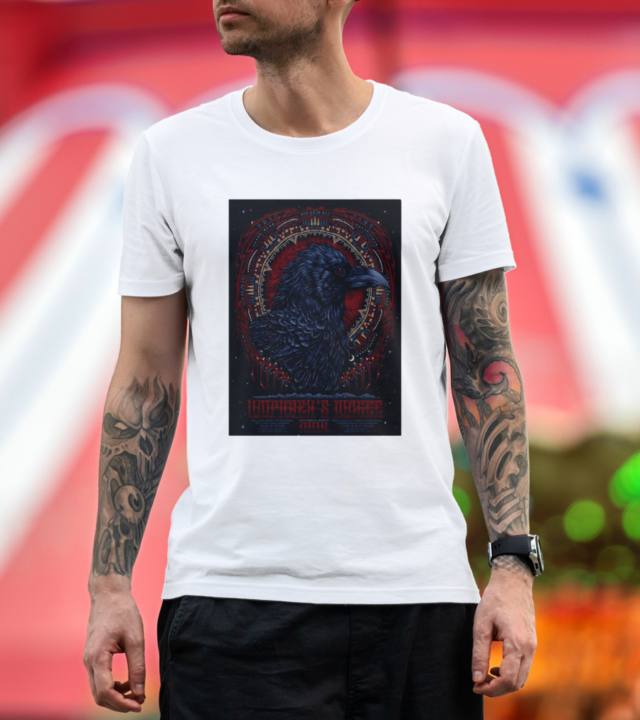 Umphrey's McGee with Moe Live at Dillon Amphitheater Featuring Raven T-Shirt
