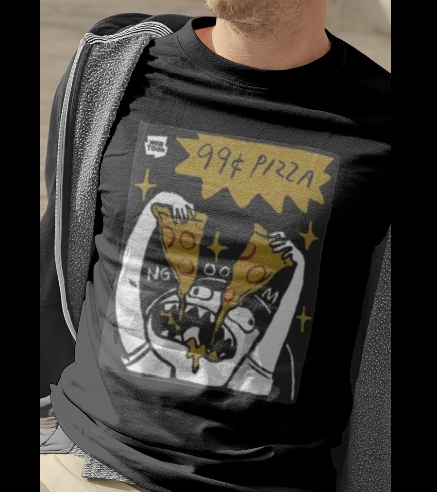 My Giant Nerd Boyfriend Wee Toon 99¢ Pizza T-Shirt