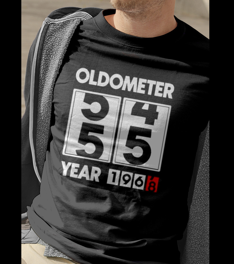 Oldometer 55 45 Year 1968 T-Shirt