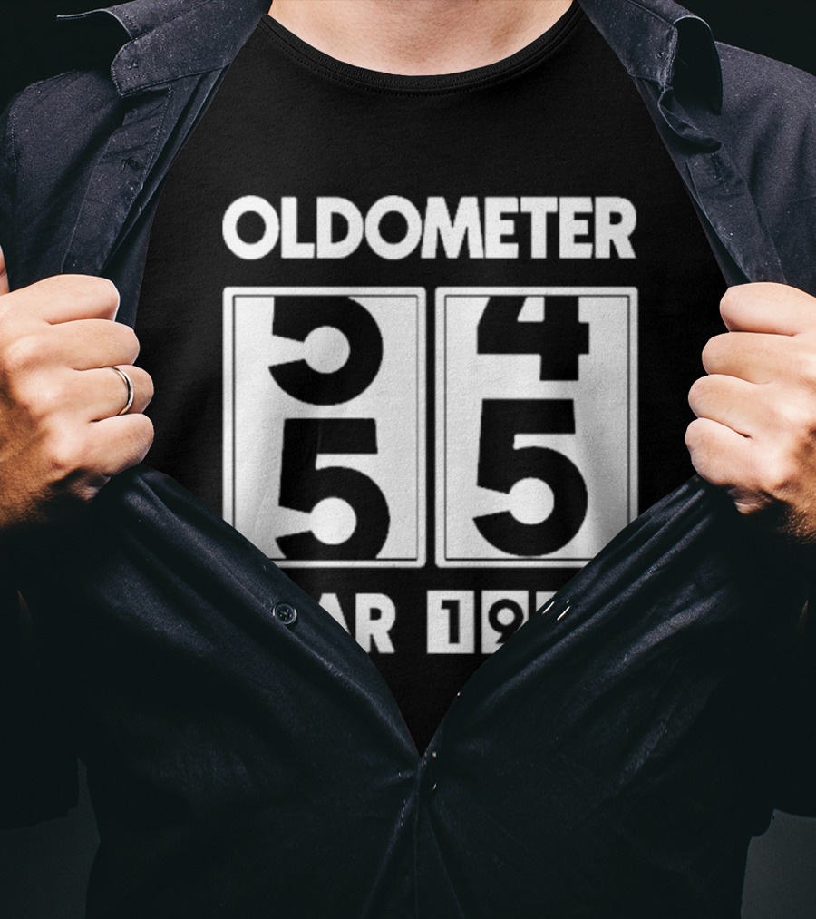 Oldometer 55 45 Year 1968 T-Shirt
