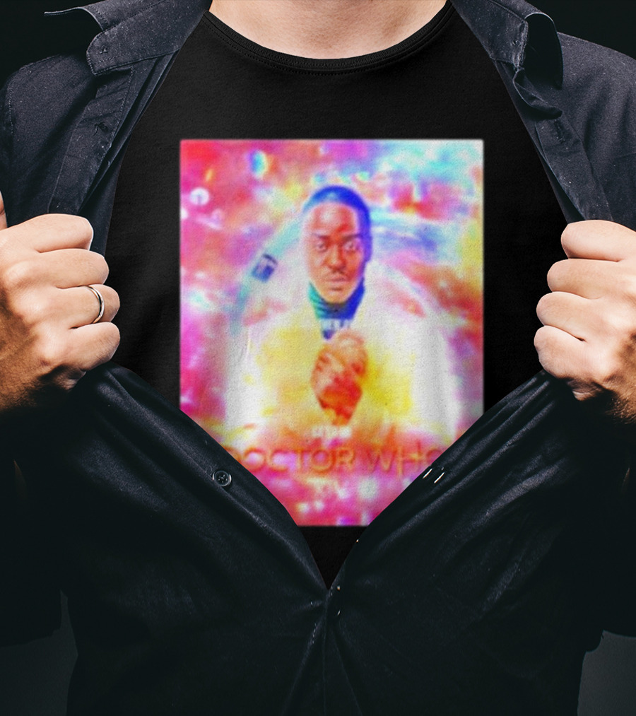 Doctor Who 14 Ncuti Gatwa Vibrant Time Traveler T-Shirt