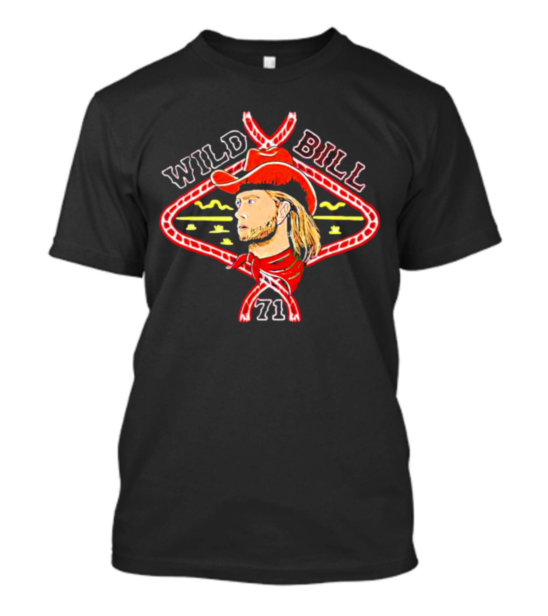 Vegas Golden Knights Wild Bill 71 William Karlsson Cowboy T-Shirt