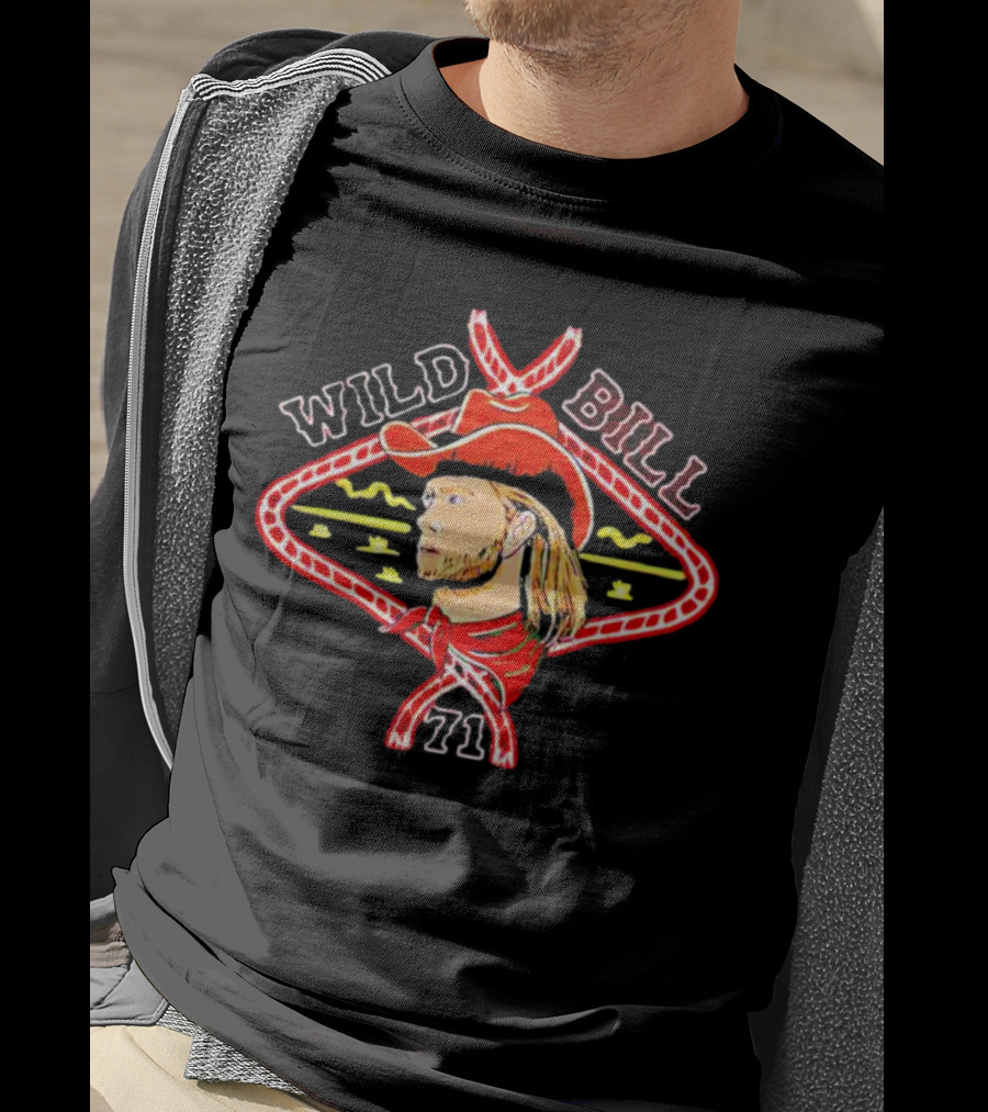 Vegas Golden Knights Wild Bill 71 William Karlsson Cowboy T-Shirt