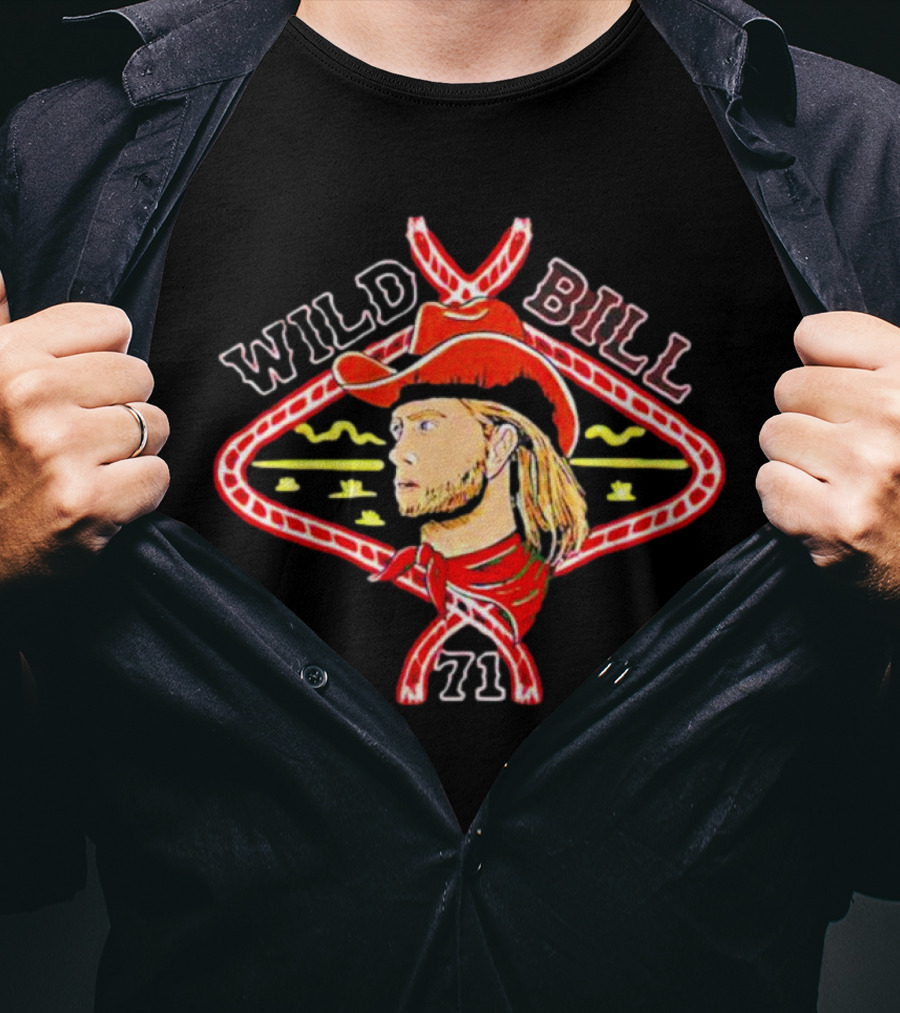 Vegas Golden Knights Wild Bill 71 William Karlsson Cowboy T-Shirt