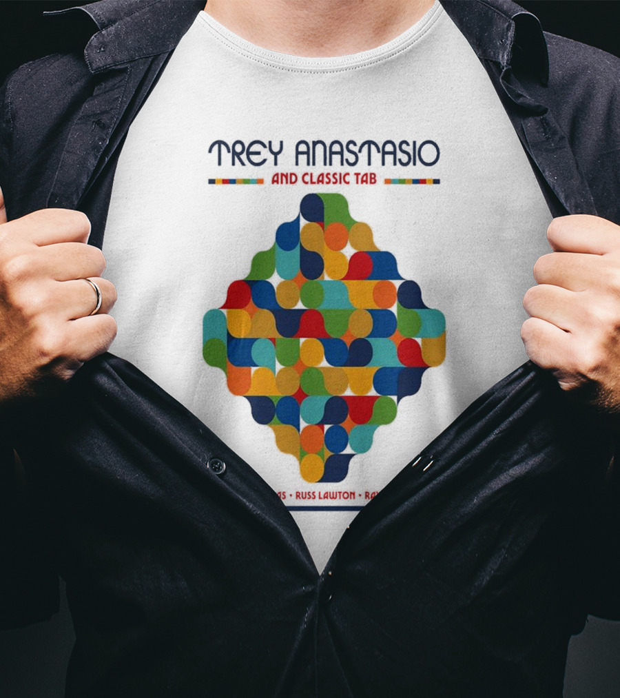 Trey Anastasio And Classic TAB Dezron Douglas Russ Lawton Ray Paczkowski T-Shirt
