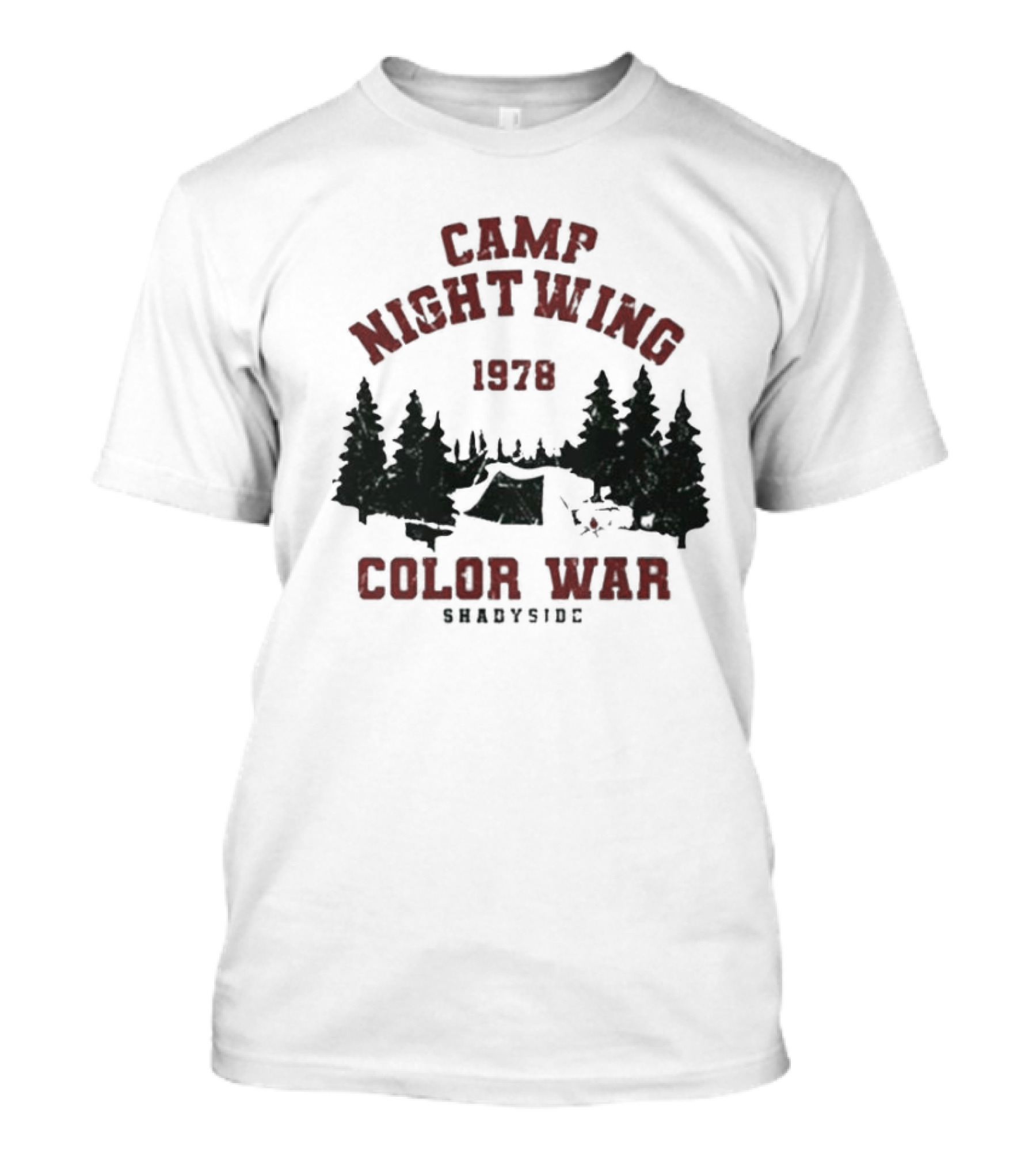Camp Nightwing 1978 Color War Shadyside T-Shirt