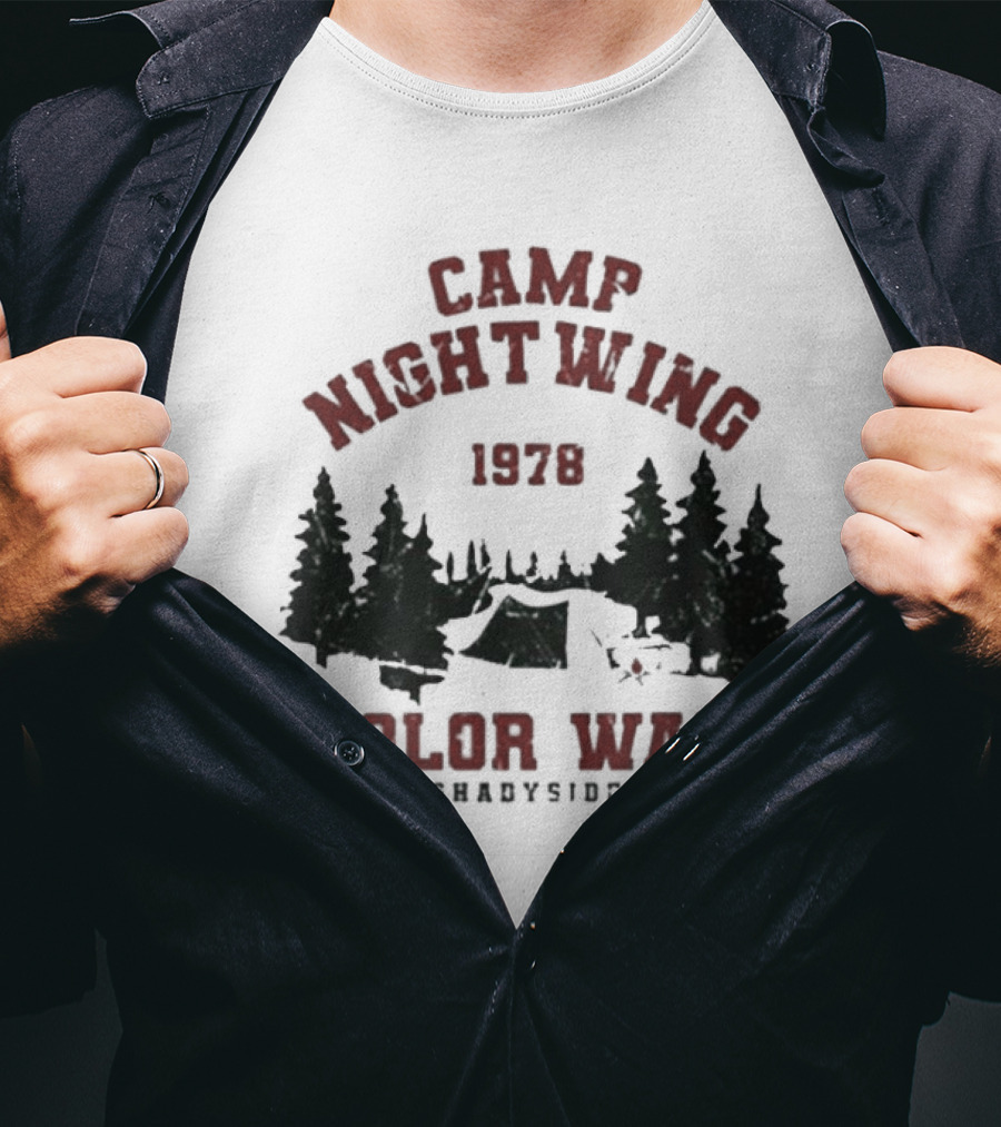 Camp Nightwing 1978 Color War Shadyside T-Shirt