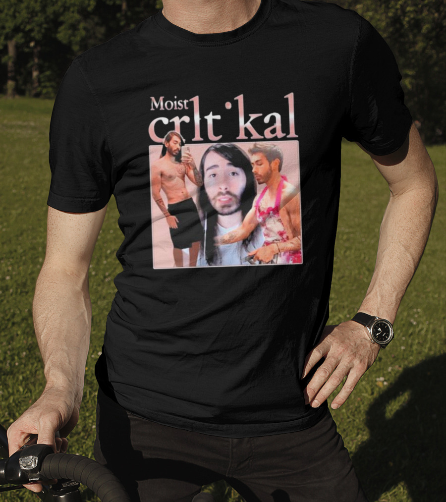 Moistcr1tikal Connor Amari Editable Screenshot Long Hair Apron Mirror Selfie T-Shirt