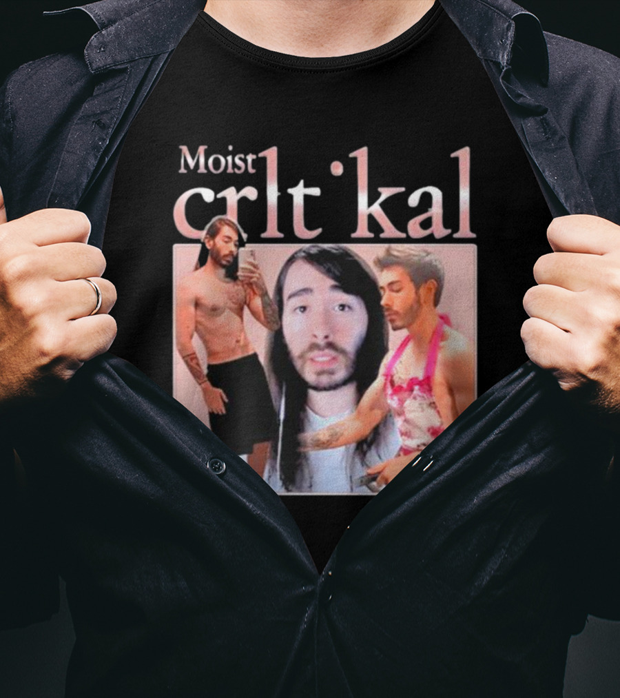 Moistcr1tikal Connor Amari Editable Screenshot Long Hair Apron Mirror Selfie T-Shirt