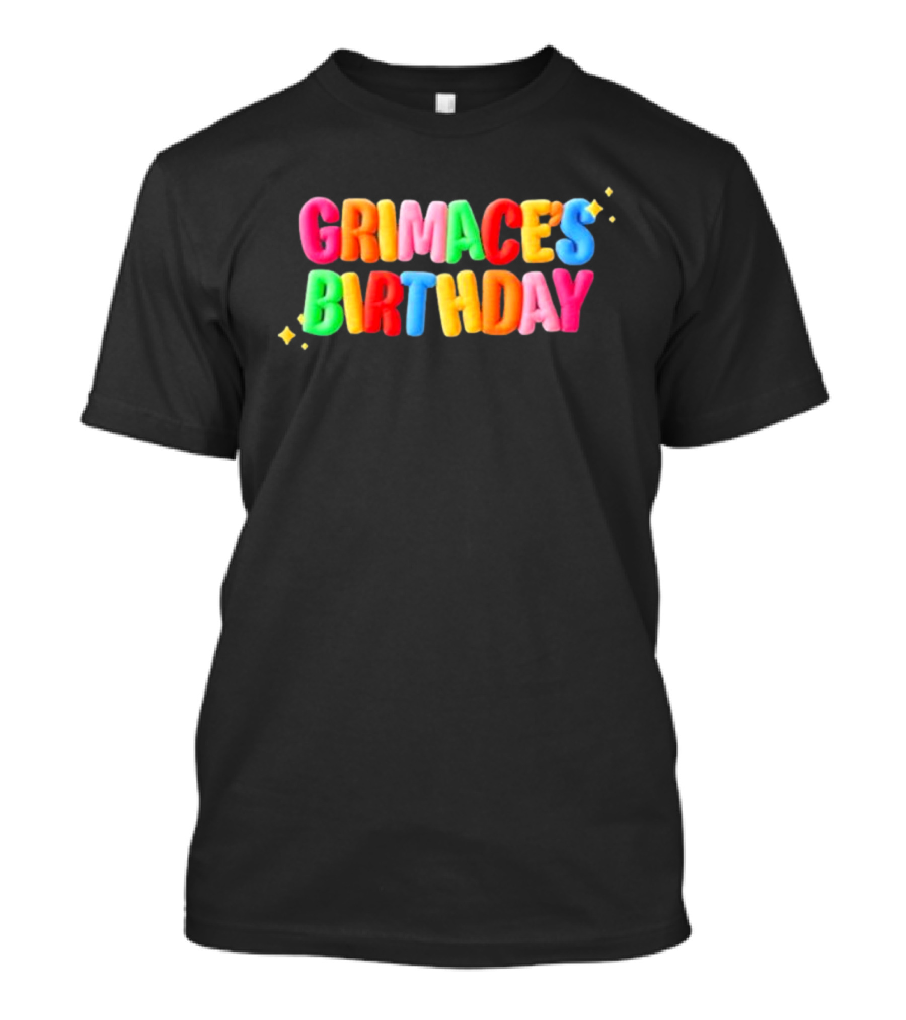 Grimace's Birthday HuinGuillaume Colorful T-Shirt
