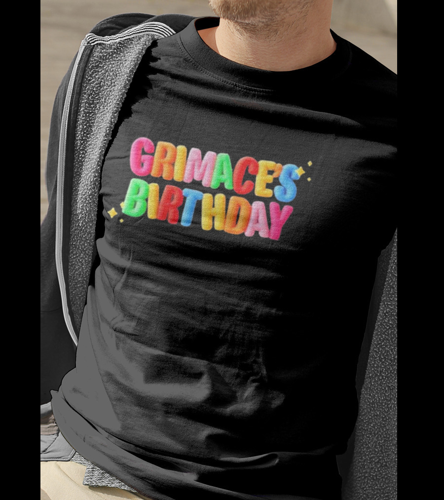 Grimace's Birthday HuinGuillaume Colorful T-Shirt