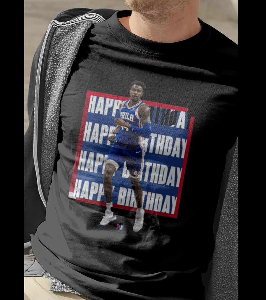 Philadelphia 76ers Happy Birthday Paul Reed Basketball T-Shirt