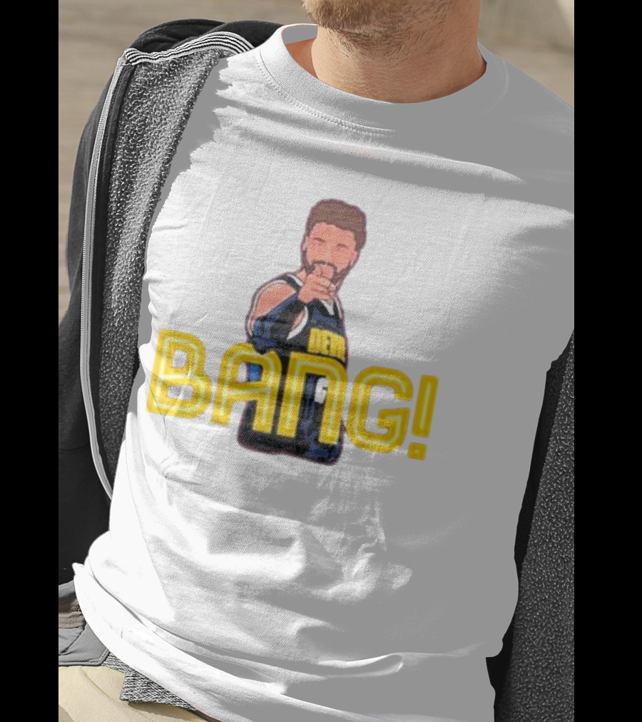 Product Deco Apparel Co. Nate Kreckman Bang Denver Basketball Iconic Gesture T-Shirt