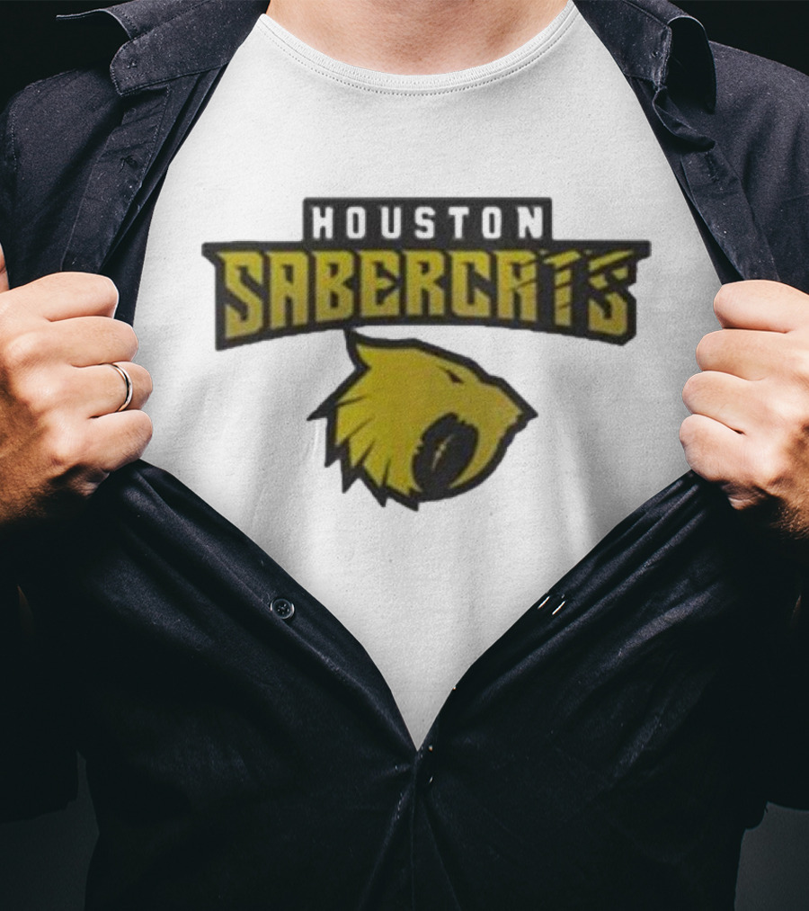 Houston SaberCats Yellow T-Shirt