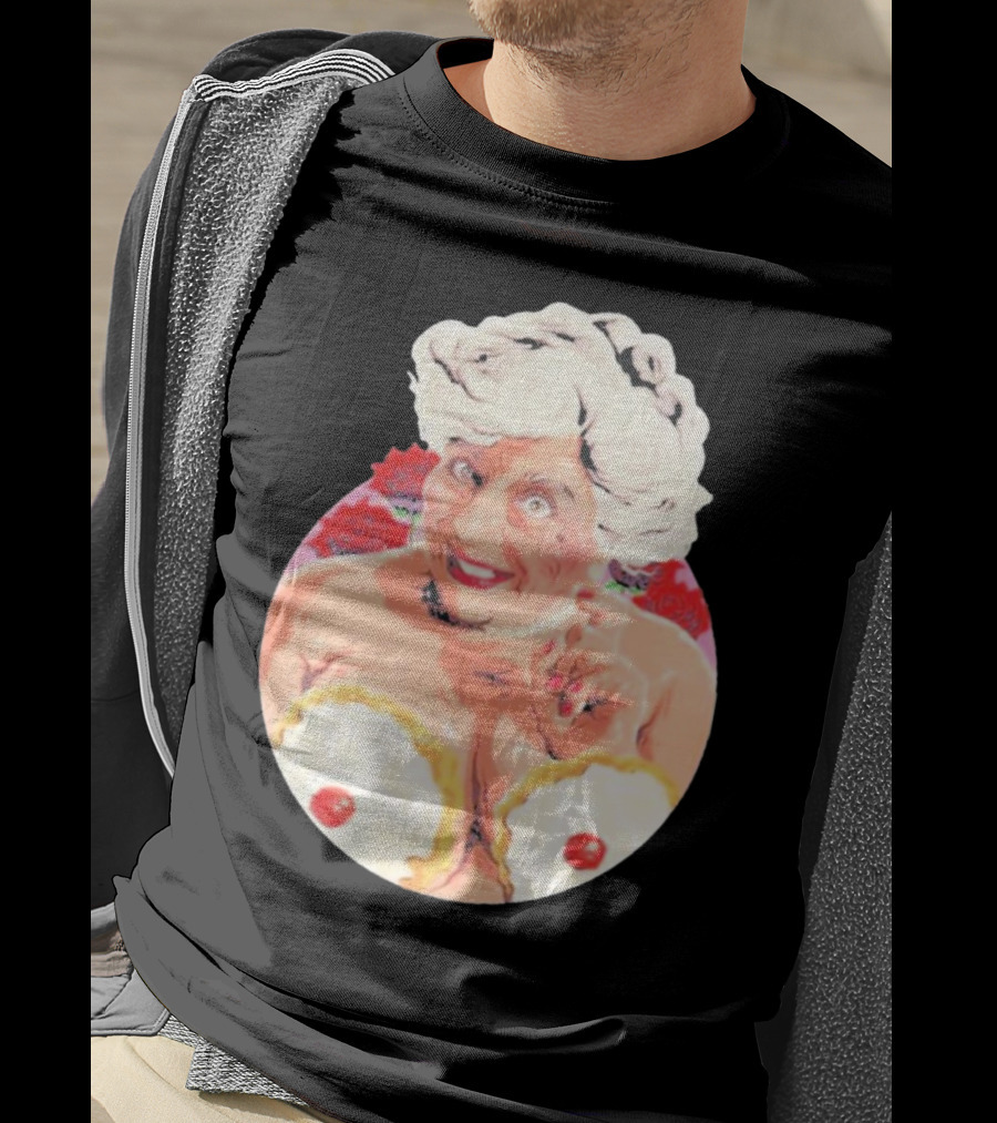 Miriam Saucy Grandma With Cake Pops And Roses T-Shirt