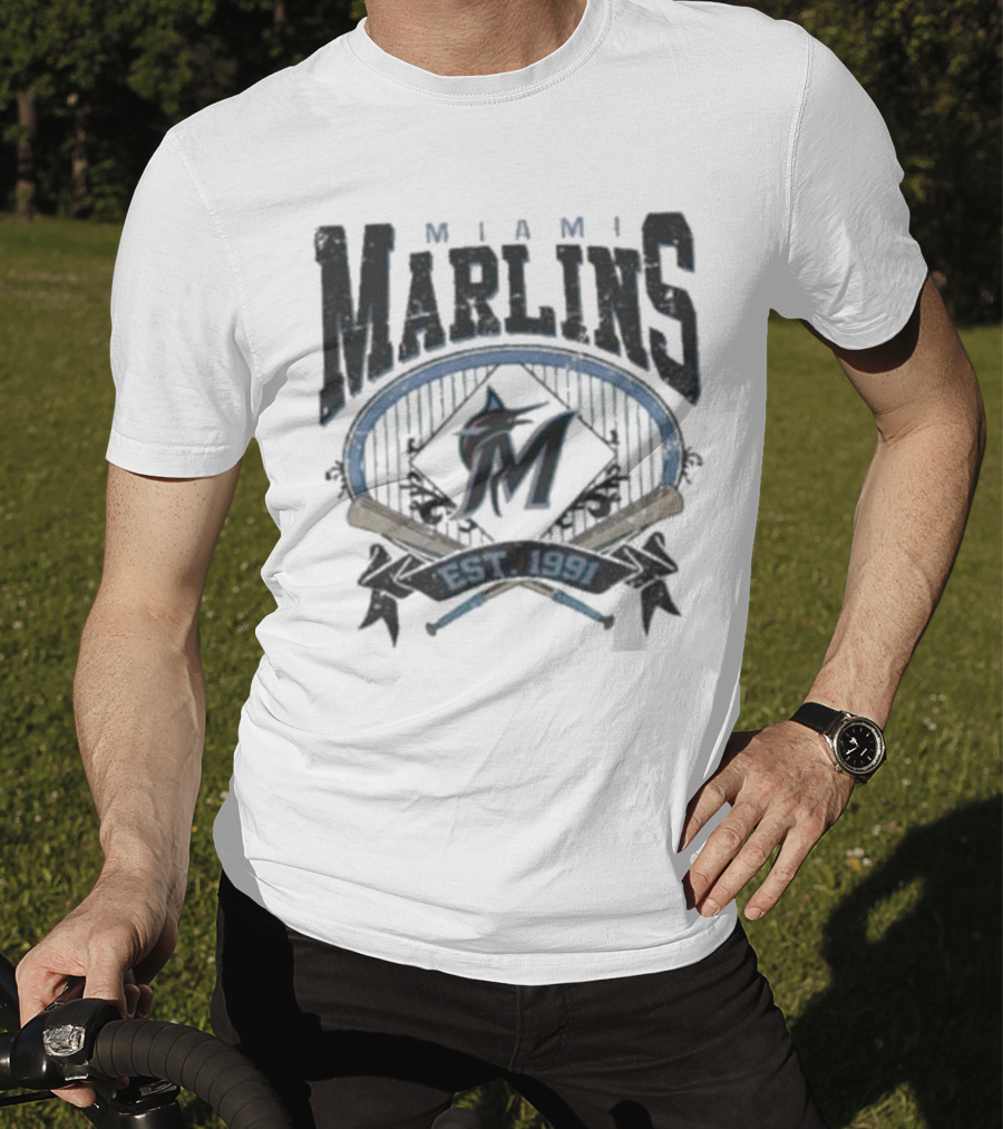 Miami Marlins MLB Baseball Game Day Est. 1993 T-Shirt