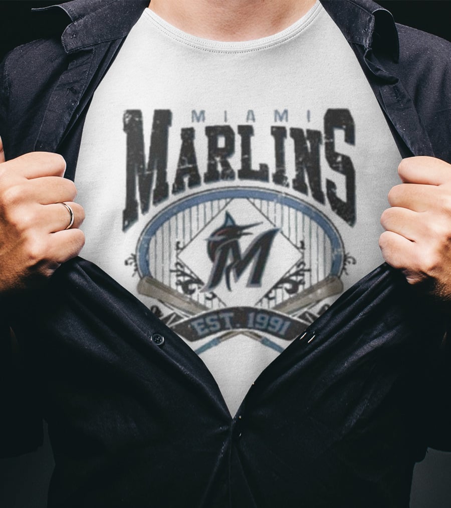 Miami Marlins MLB Baseball Game Day Est. 1993 T-Shirt