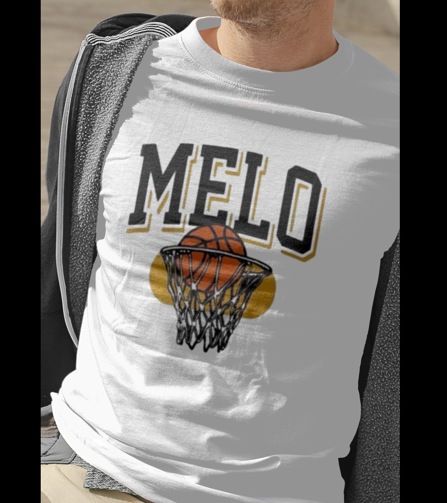 Melo Los Angeles Basketball Hoop Net Iconic T-Shirt