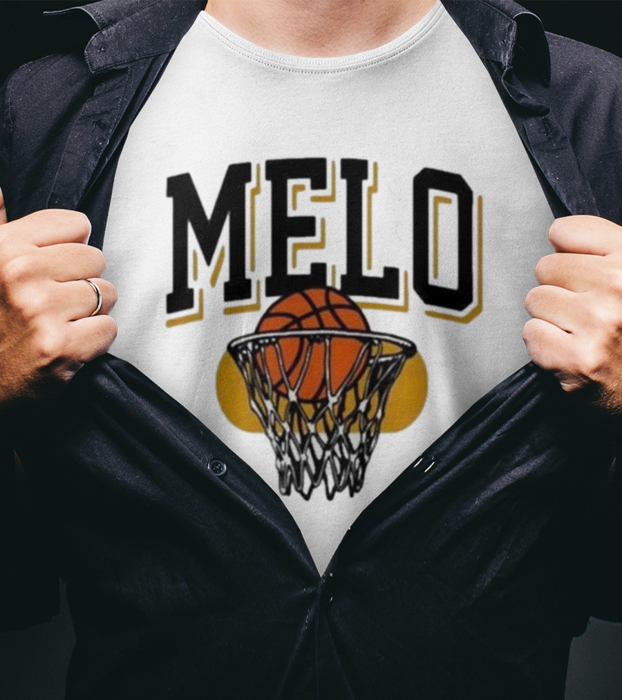 Melo Los Angeles Basketball Hoop Net Iconic T-Shirt