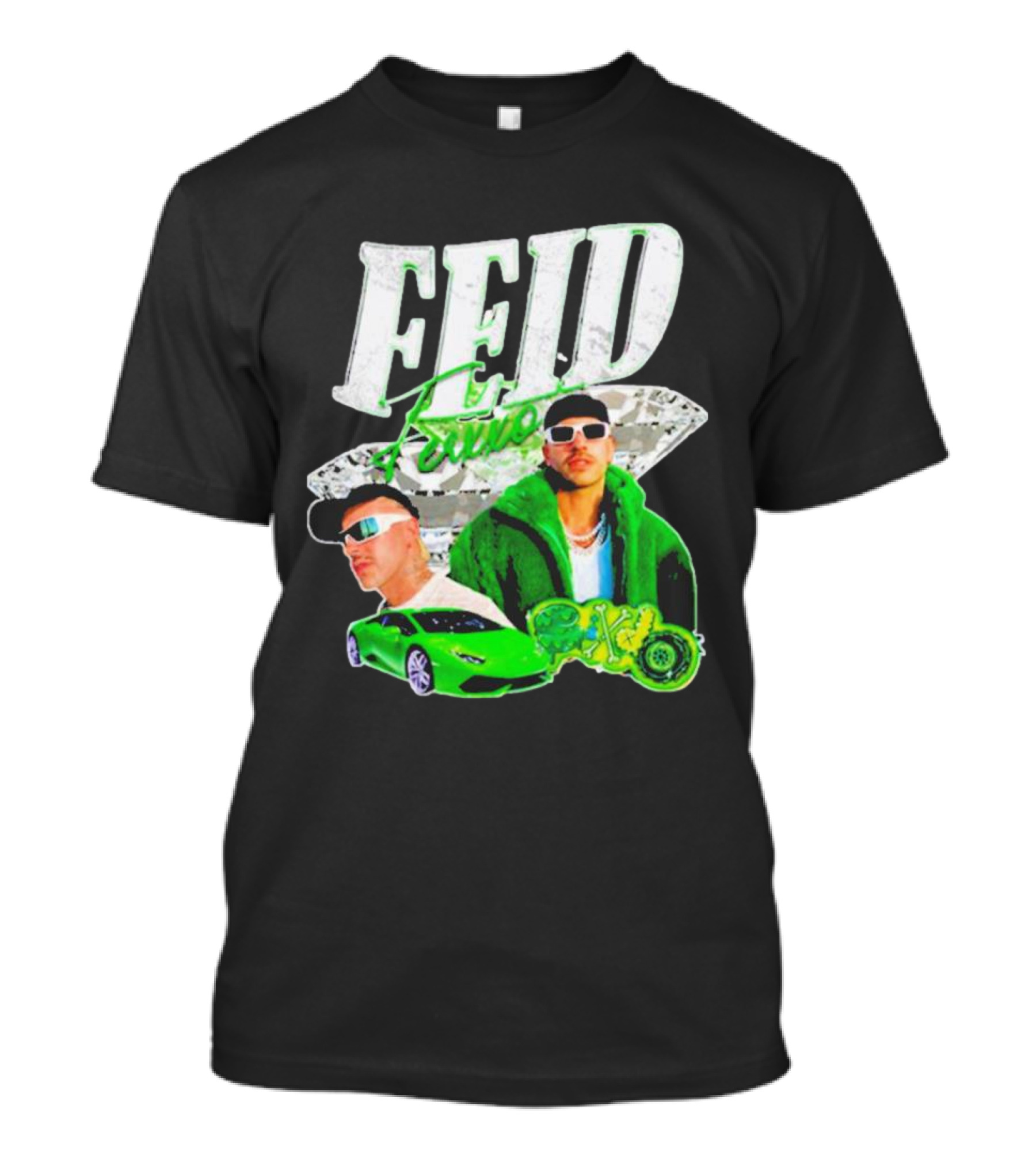 FEID FUMO Green Car T-Shirt