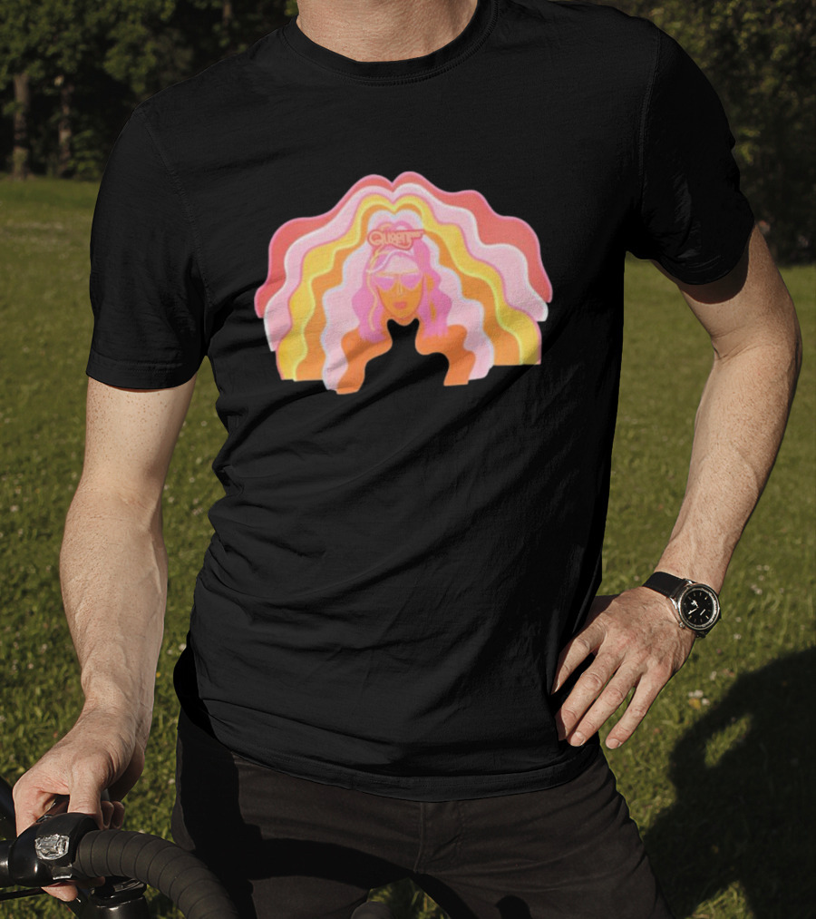 Queen Radio Flow Retro Psychedelic Vibes T-Shirt