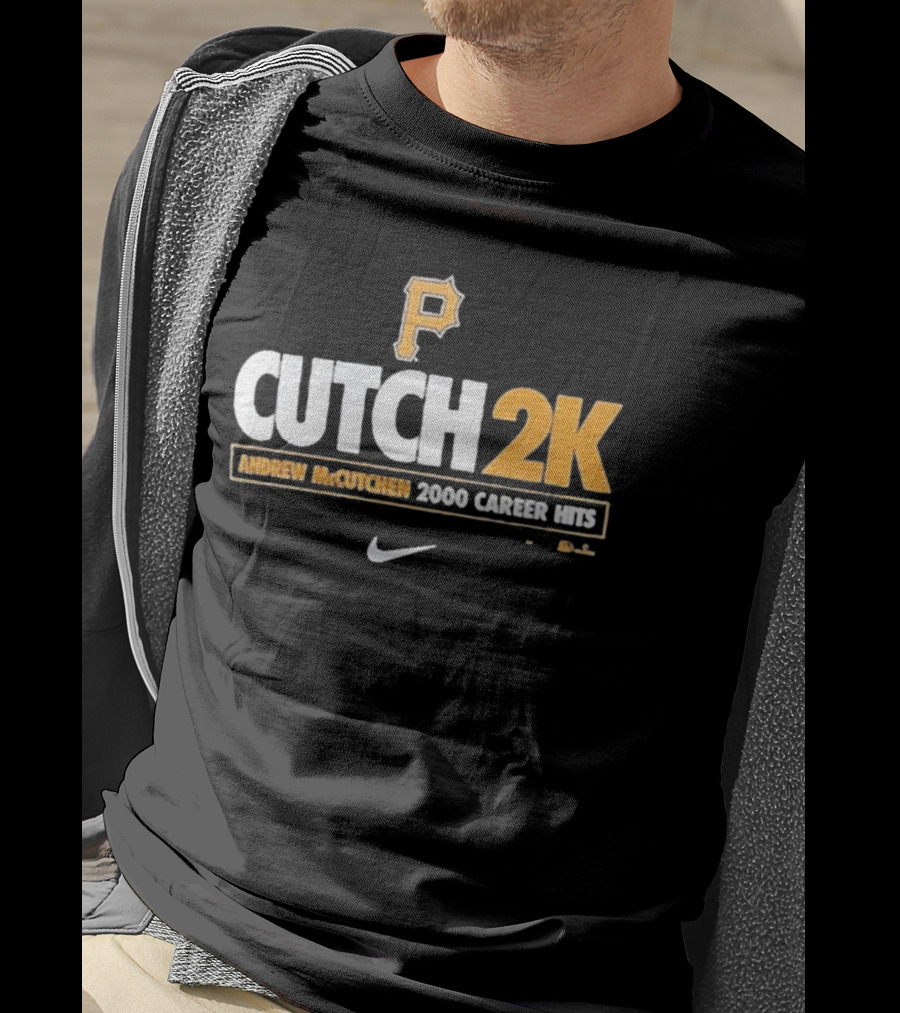 Pittsburgh Pirates Andrew McCutchen Cutch 2K 2000 Career Hits T-Shirt