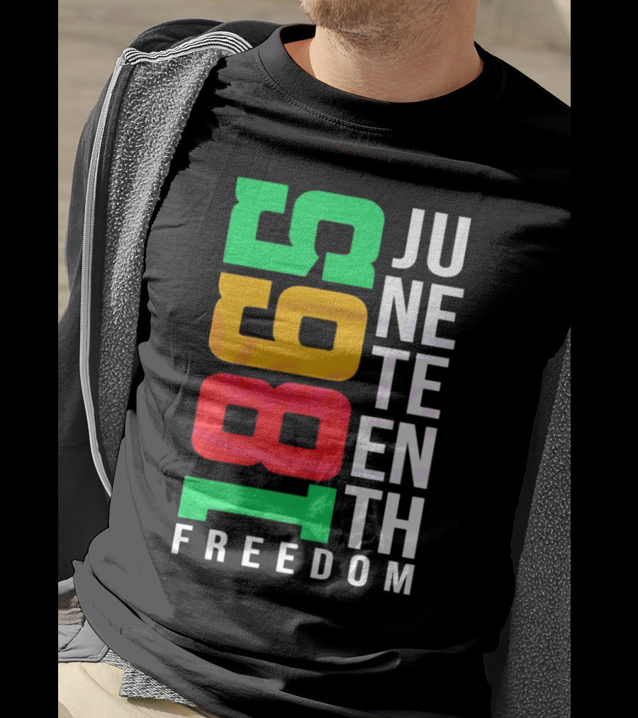 1865 Juneteenth Freedom Black History Month T-Shirt