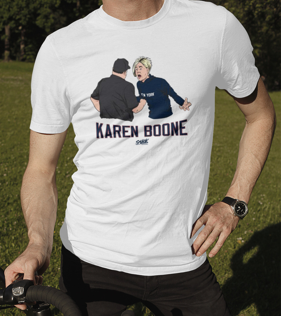 Karen Boone Aaron Boone New York Baseball Meme T-Shirt