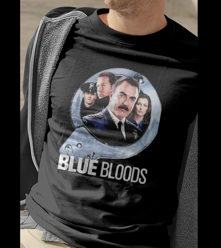 Blue Bloods Reagan Family Tom Selleck Donnie Wahlberg Cop Movie Fan T-Shirt