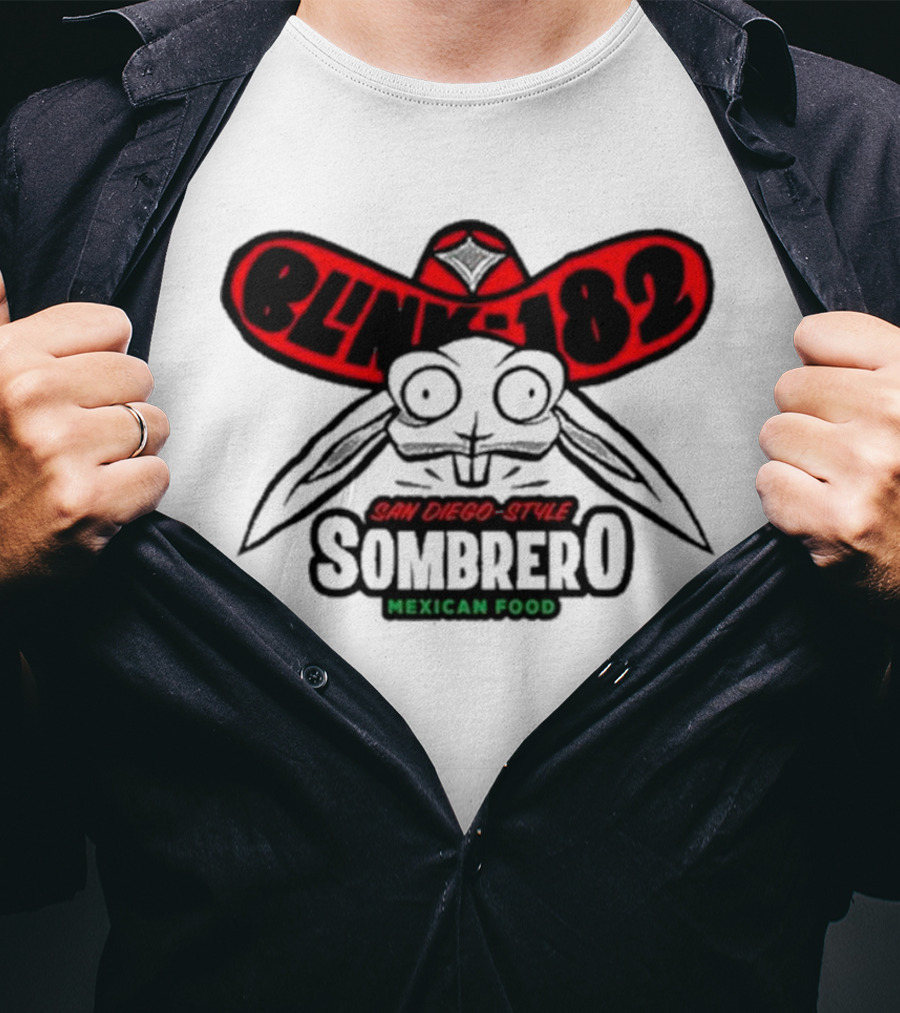 Blink-182 San Diego-Style Sombrero Mexican Food T-Shirt