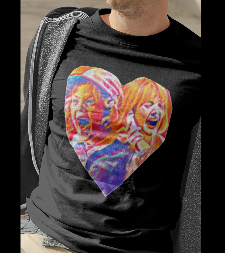 Vintage Movie Scream Drew Barrymore Heart Shaped T-Shirt