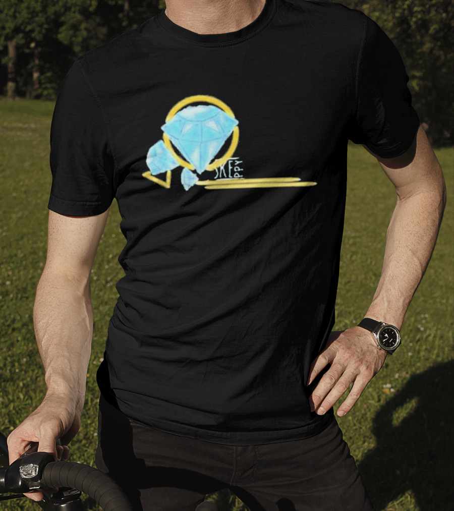 Skeppy Merchandise Geo Diamond Sketch Artist Signature T-Shirt