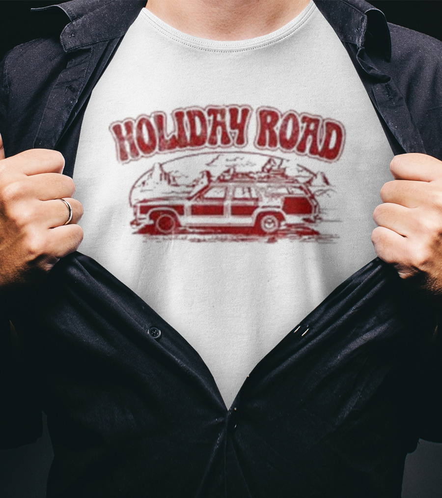 Lindsey Buckingham Holiday Road Vintage Car Graphic Merch T-Shirt